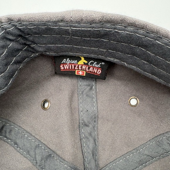Alpine Club Switzerland Metal Logo Cap / Hat Adjustable Strap - Picture 4 of 8